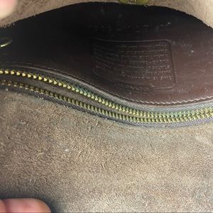 Vintage leather crossbody Coach bag